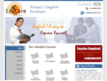 Tablet Screenshot of educares.org.in
